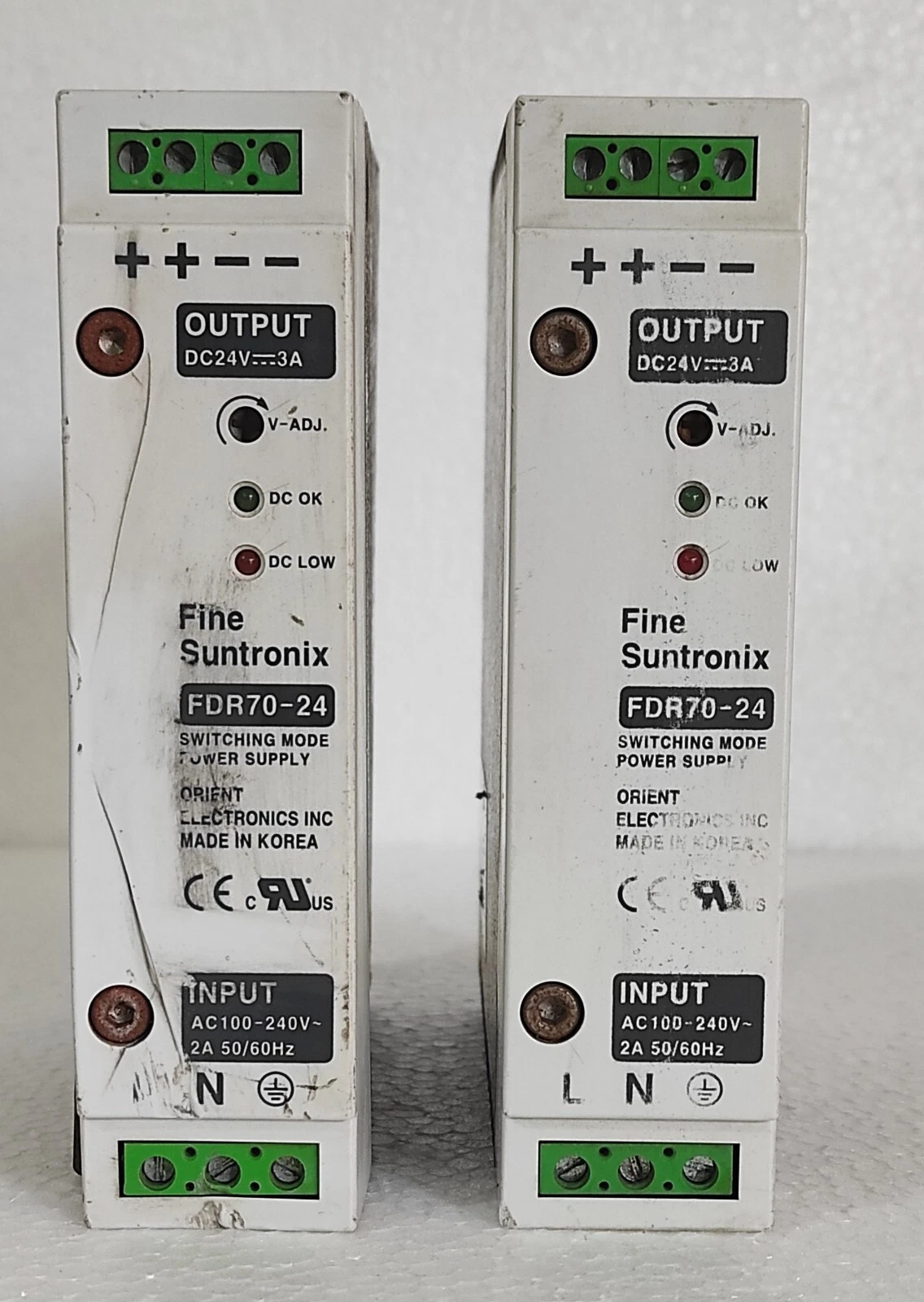 ORIENT Fine Suntronix NIB FDR70-24 Power Supply AC100-240V 2A Lot of 02 PCS